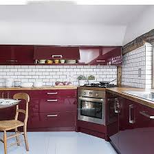 Country Kitchen With Burgundy Cabinetry Ideal Home Kitchen Room Design Country Kitchen Colors Modern Kitchen
