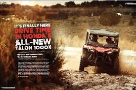 Maybe you would like to learn more about one of these? Atv World Magazine North America S Best Atving Magazine It S Finally Here Drive Time In Honda S All New Talon 1000x Atv World Magazine North America S Best Atving Magazine