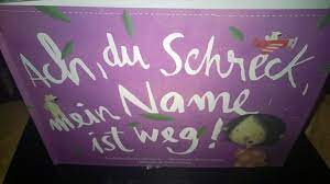 Just add a name to get started. Ostertipp Ach Du Schreck Mein Name Ist Weg Kinderbuch