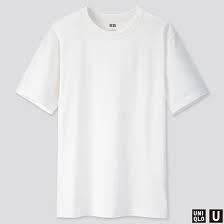 men uniqlo u crew neck short sleeved t shirt