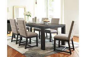 Picket house furnishings regan 6 piece rectangular dining table set. Bellvern Dining Table And 6 Chairs Set Ashley Furniture Homestore