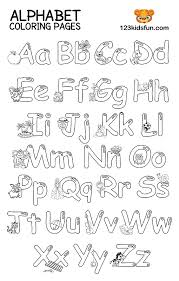 The first one is learning the alp… Free Printable Alphabet Coloring Pages For Kids 123 Kids Fun Apps