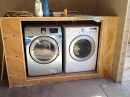 Think outside of the square with a round window which can capture a lovely aspect of your garden. Washer Dryer Enclosure Door