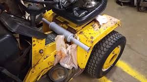 After i stopped it i noticed motor oil leaking from the exhaust. Cub Cadet 680 Exhaust Stack Part 1 Youtube