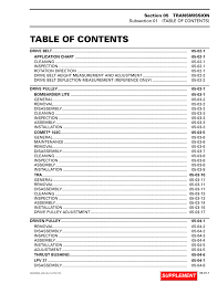 Ski Doo Drive Belt Chart Belt Image And Picture