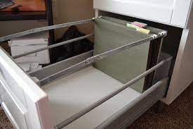 File rails for wood cabinets. Hack The Akurum Into A Filing Cabinet Ikea Hackers Filing Cabinet Ikea Filing Cabinet File Cabinet Rails