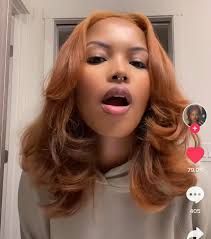 Ginger/ brown hairstyle