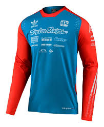 troy lee designs ultra jersey adidas team ocean flo orange