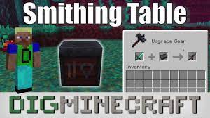 How To Make A Smithing Table In Minecraft