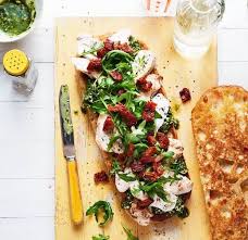 Chicken Pesto And Sundried Tomato Ciabatta Recipe Ciabatta Sun Dried Tomato Recipes