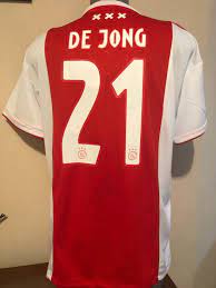 Wir führen eine große auswahl an billige frenkie de jong fussball trikots für kinder zu günstigen preisen. Ajax Niederlandische Fussball Liga Frenkie De Jong Catawiki