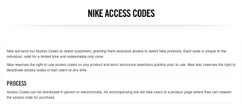 El que está presente patrocinando eventos de nike, el que nos . What Are These Nike Access Codes Everyone Is Talking About Complex