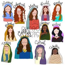 Bible Beauties Women Of The Bible Sticker Set By Pupocoarts Bible Illustrations Bible Women Bible Drawing