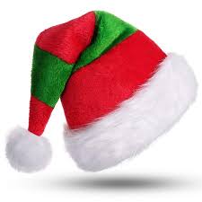 Search, discover and share your favorite santa hat gifs. Gohope Children Christmas Santa Hat Kids Double Layered Luxury Plush Christmas Santa Claus Xmas Cap Hat Green Walmart Canada