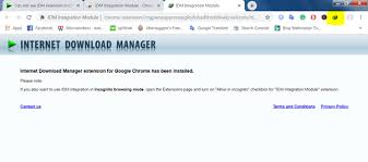 Internet download manager is now a leading download managing tool. Why Is The Idm Integration Not Working On Chrome Quora
