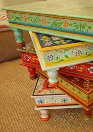 Ger inspired to transform your own furniture and see what a little paint can do! Painted Tables Bing Images Hand Painted Furniture Painted Furniture Refurbished Furniture