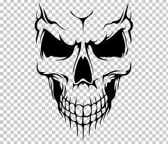 Skull Decal Silhouette Drawing Png Art Artwork Black Black And White Bone Skull Art Drawing Skull Decal Silhouette Drawing