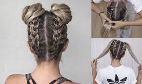 1001 Inspiring Ideas For Simple Hairstyles For Everyday Life Hairstyle Women Braided Hairstyles Easy Hair Bun Tutorial Braided Bun Hairstyles