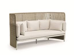 Esedra High Back Garden Sofa By Ethimo Design Luca Nichetto Used Outdoor Furniture Outdoor Furniture Design Garden Sofa
