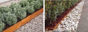 It can flex or be bent to easily fit the curve of almost any lawn, path or bed. Corten Garden Edging Simple To Install Cor Ten Steel Nz