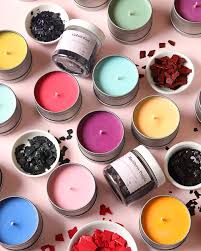 Because there are no stabilizers in essential oils you can't pour the fragrance at 185 f. How To Color Candles Brambleberry
