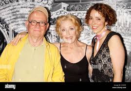 Buck Henry, Holland Taylor and Lisa Ebersole attending the Opening Night  After Party for their new play, The Wild Project Stock Photo
