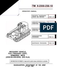 A recessed lighting fixture consists of a metal housing suspended between ceiling joists by an extension bar, or mounting frame. Tm 9 2350 238 10 Recovery Vehicle Full Tracked Light Armored M578 Internal Combustion Engine Transmission Mechanics