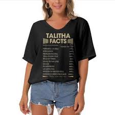 Talitha Name Talitha Facts Long Sleeve T-Shirt