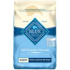 When the dog food is made from quality ingredients instead of a lot of fillers, your dog will need less, have more normal and regular bowel movements and suffer less from ailments and health issues. Blue Buffalo Life Protection Formula Natural Puppy Chicken And Brown Rice Dry Dog Food 30 Lbs Petco
