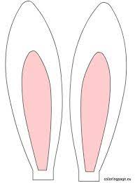 Adorable bunny ears are the perfect easter diy for the little one's in your life. Easter Rabbit Ears Coloring Page Easter Bunny Ears Easter Bunny Crafts Easter Bunny Template