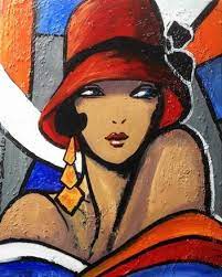 Le terme peinture peut faire référence : Portrait Expressionniste Peinture Unique Originale Sur Toile 41x33 Style Art Deco So Cold Without You Pei Peinture Peinture Abstraite Modele Peinture