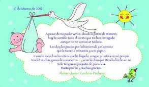 Poema De Agradecimiento Baby Shower Imagui