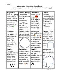 I thought i was already prepared for the job because of my. Kindergarten Enrichment Activities Worksheets Tpt