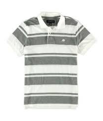 Details About Aeropostale Mens A87 Striped Rugby Polo Shirt