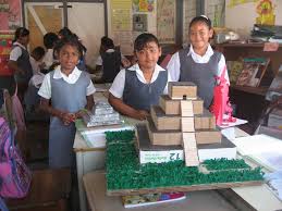 Student Models Of Temples Mayan Architecture Aztec Temple Mayan