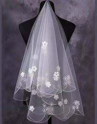 Baju nikah veil nikah neelofa. 3 Meters 1 Tier Appliques Lace Bridal Veil Onesimplegown Com
