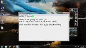 Increase Mozilla Firefox Browsing And Download Speed - Youtube