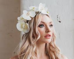 Mabel Pastel Bridal Dried Flower Crown Wedding Headband