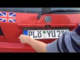 Anleitung Nummernschild Austauschen Nummernschild Wechseln Kennzeichen Wechseln Youtube