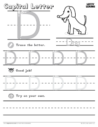 Capital Letter A Lotty Learns Learning Letters Alphabet Practice Sheets Capital Letters