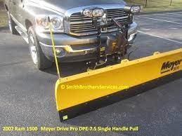 2007 Dodge Ram 1500 Meyer Drive Pro 7 6 Single Pull Snow Plow Repair Meyer