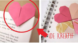 Jangan lupa sebelumnya tempel benang kasur, ya. How To Make Love Origami Bisa Juga Untuk Pembatas Buku Diy Youtube