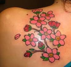 In indonesia, this flower is also considered a symbol of purity: Great Traditional Pink Jasmine Flowers Tattoo On Back Tattooimages Biz