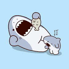Maybe you would like to learn more about one of these? Pin By Pao Saldate On Seal And Shark Cute Shark Cute Cartoon Wallpapers Cute Little Drawings