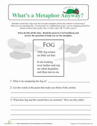 What Is A Metaphor Worksheet Education Com Metaphor Activities What Is A Metaphor Teaching Writing