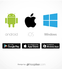 Download icons app store google play transparent new 2018 logos app store google play iphone android. Freepiker Android Ios Windows Operating System Icons