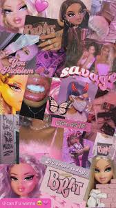 Bratz aesthetic wallpaper / pin by cadence on w a l l p a p e r s in 2020 | iphone background wallpaper, butterfly wallpaper, ae. Pink Brat Wallpaper Iphone Wallpaper Girly Neon Wallpaper Black Bratz Doll