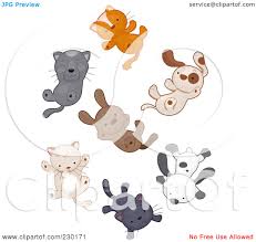 Idiom raining cats and dogs illustration. Royalty Free Rf Clipart Illustration Of Cats And Dogs Raining By Bnp Design Studio 230171