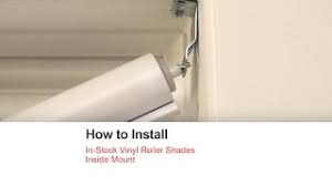 Our low cost and fast shipping will get you the parts you need today! Bali Blinds How To Install In Stock Vinyl Roller Shades Inside Mount Youtube