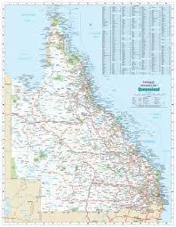 Find information about weather, road conditions, routes with driving directions. Laminated And Hang Rails Qld Queensland State Map Australia
